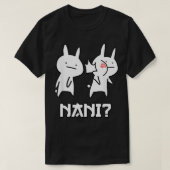 Funny Japans Anime Clothing Funny Nani Rabbit T-shirt (Design voorkant)