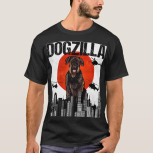 Funny  Japans Dogzilla Giant Schnauzer Pu T-shirt