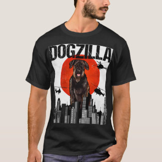 Funny Japans Dogzilla Giant Schnauzer Pu T-shirt