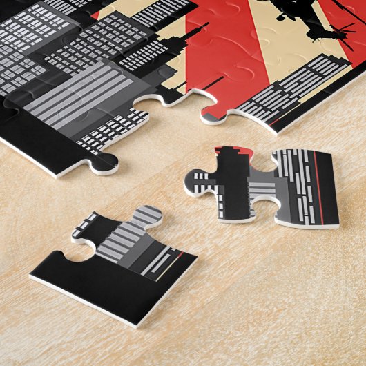 Funny Japans Dogzilla Whippet Legpuzzel (Zijkant)