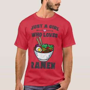 Funny Japans Ramen Noodles Shirt Girls Anime Lov