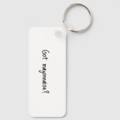 Funny Japanse Mayonnaise Sleutelhanger (Achterkant)