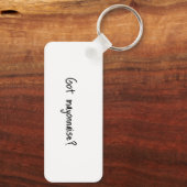 Funny Japanse Mayonnaise Sleutelhanger (Achterkant)