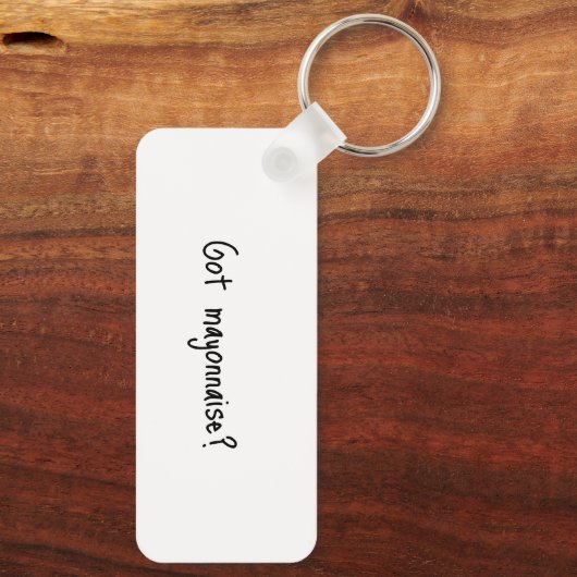 Funny Japanse Mayonnaise Sleutelhanger (Achterkant)