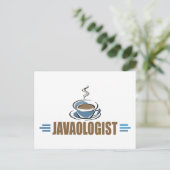 Funny Java Coffee Briefkaart (Staand voorkant)