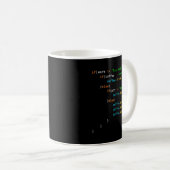 Funny Java Programmer Coffee Coding Gift for Coder Koffiemok (Voorkant rechts)