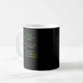 Funny Java Programmer Coffee Coding Gift for Coder Koffiemok (Voorkant links)