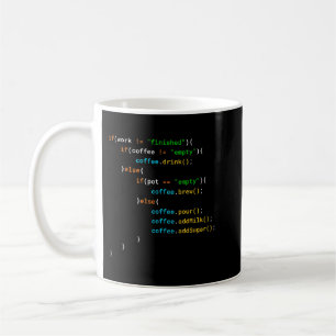 Funny Java Programmer Coffee Coding Gift for Coder Koffiemok