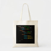 Funny Java Programmer Coffee Coding Gift for Coder Tote Bag (Voorkant)