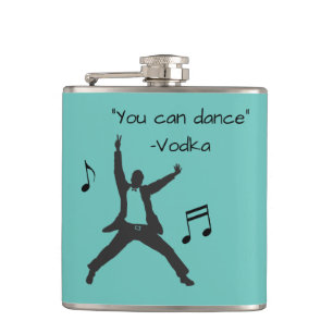 Funny " Je kunt dansen " ( wodka drink leugens ) Heupfles