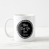Funny Je kunt het doen Koffiemok (Links)