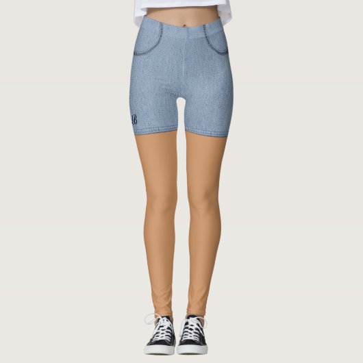 Funny Jeans "Shorts" Leggings (Voorkant)