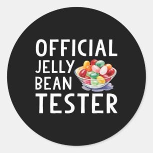 Funny Jelly Beans Easter Snoep Officiële Jelly Bea Ronde Sticker