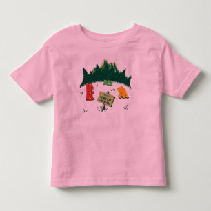 Funny Jelly-Beren in de bergen Kinder Shirts