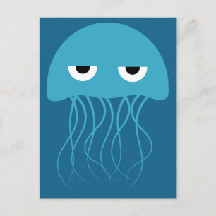 Funny Jellyfish briefkaart