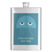 Funny Jellyfish Custom Flask Heupfles (Voorkant)