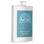 Funny Jellyfish Custom Flask Heupfles (Rechts)