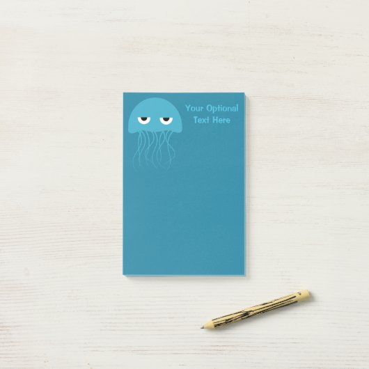 Funny Jellyfish Post-It notes (Op bureau)