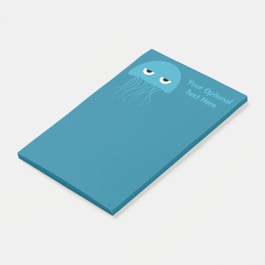 Funny Jellyfish Post-It notes (Schuin)