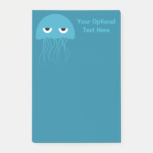 Funny Jellyfish Post-It notes (Voorkant)