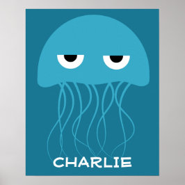 Funny Jellyfish poster