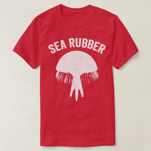 Funny Jellyfish Zee Rubber1 T-shirt (Design voorkant)
