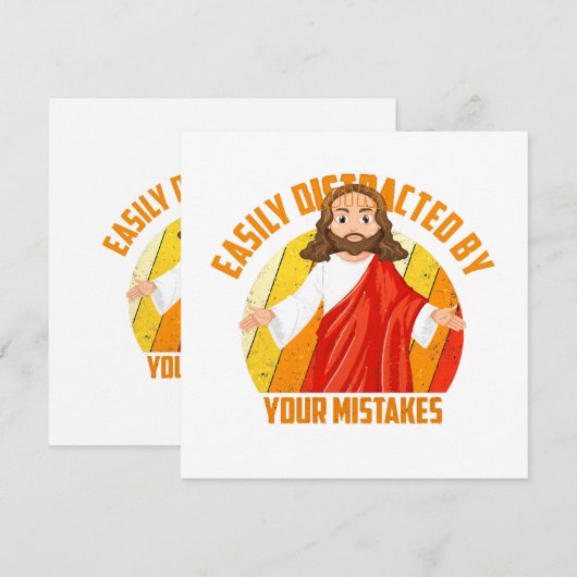 Funny Jesus Bedankkaart (Voorkant / Achterkant)