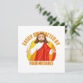 Funny Jesus Bedankkaart (Staand voorkant)