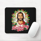 Funny Jesus Birthday Boy Christmas Xmas Holiday Ug Muismat (Met muis)