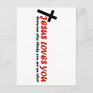 Funny Jesus Briefkaart