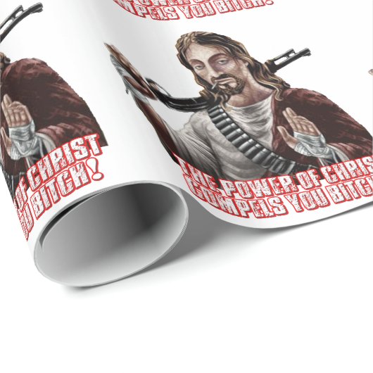 Funny jesus cadeaupapier (Rol Hoek)