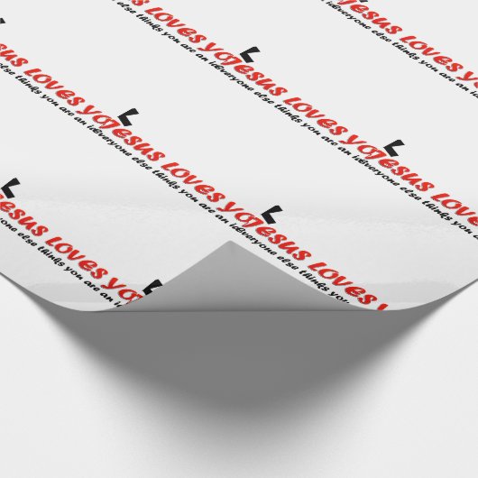 Funny Jesus Cadeaupapier (Hoek)