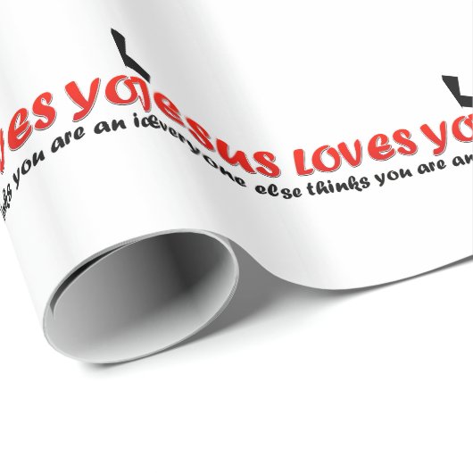 Funny Jesus Cadeaupapier (Rol Hoek)