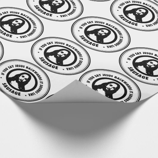 Funny Jesus Cadeaupapier (Hoek)