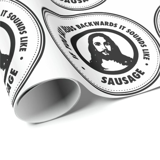 Funny Jesus Cadeaupapier (Rol Hoek)