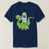 Funny Jesus Dinosaur Agnostic Atheist Evolution Hu T-shirt (Design voorkant)
