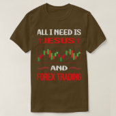 Funny Jesus Forex handelshandelaar T-shirt (Design voorkant)
