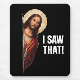 Funny Jesus "I Saw That" Christian meme design Muismat