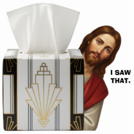 Funny Jesus I Saw That Humor Joke 2D Desk Statue Staand Fotobeeldje