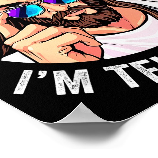 Funny Jesus I'm Telling Dad Religious  Poster (Hoek)