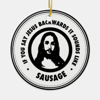 Funny Jesus Keramisch Ornament