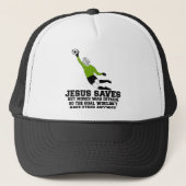 Funny Jesus redt Trucker Pet (Voorkant)