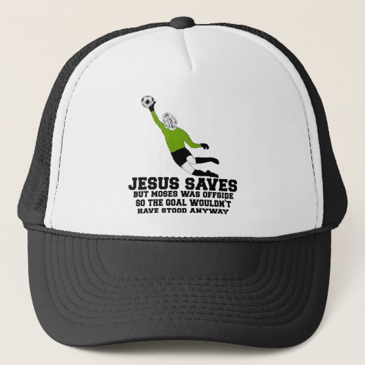 Funny Jesus redt Trucker Pet (Voorkant)
