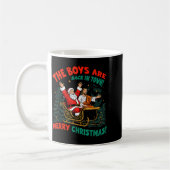 Funny Jesus Santa The Boys Are Back In Town Merry  Koffiemok (Links)