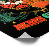 Funny Jesus Santa The Boys Are Back In Town Merry  Poster (Hoek)