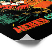 Funny Jesus Santa The Boys Are Back In Town Merry  Poster (Hoek)