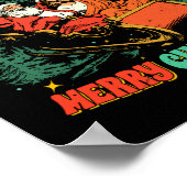 Funny Jesus Santa The Boys Are Back In Town Merry  Poster (Hoek)