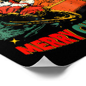 Funny Jesus Santa The Boys Are Back In Town Merry Poster (Hoek)