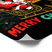 Funny Jesus Santa The Boys Are Back In Town Merry  Poster (Hoek)