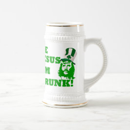 Funny Jesus St Patrick's day Bierpul